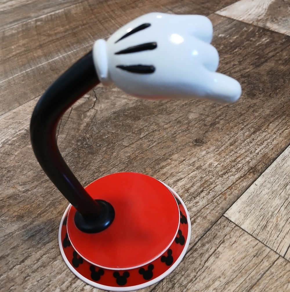 Vintage ♡ Mickey Mouse Red & Black Ornament Holder - Picture 2 of 4